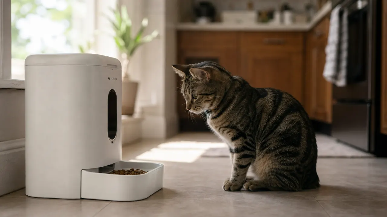 How to Stop Your Cat or Dog from Overeating Using an Automatic Feeder